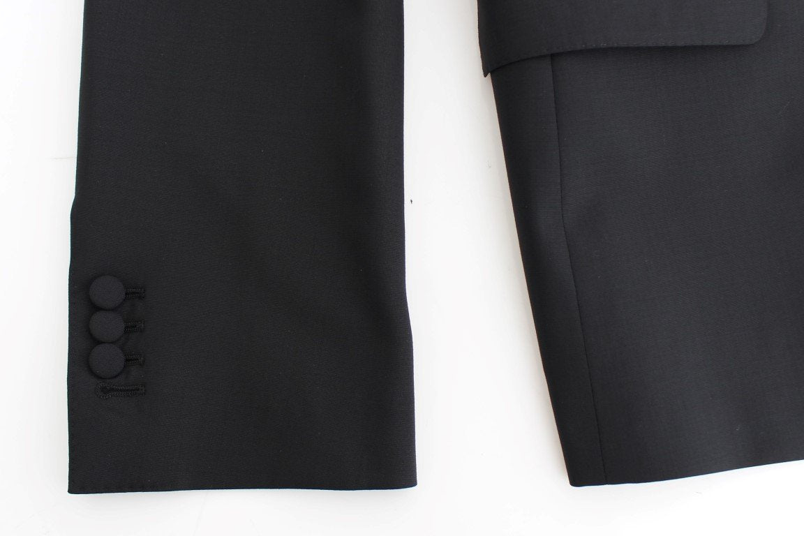 Black wool stretch MARTINI blazer