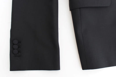 Black wool stretch MARTINI blazer