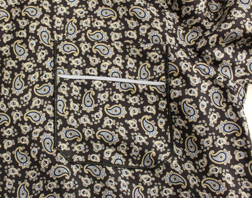Multicolor PAJAMA silk blouse top