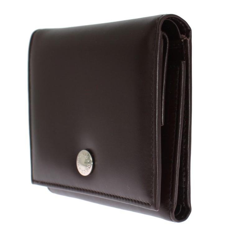 Brown Leather Trifold Wallet