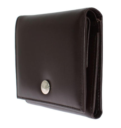 Brown Leather Trifold Wallet
