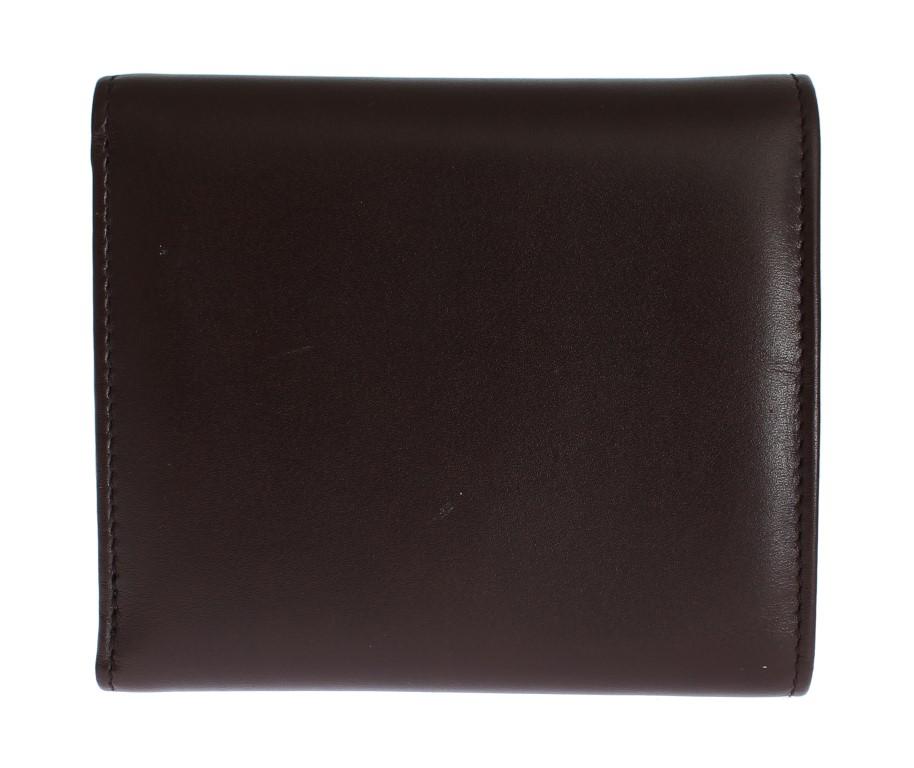 Brown Leather Trifold Wallet