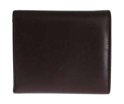 Brown Leather Trifold Wallet