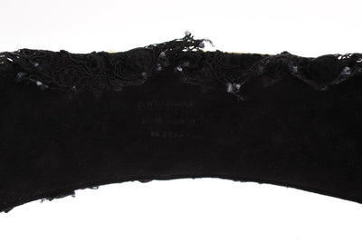 Gold Brass Floral Pearl Waist Belt