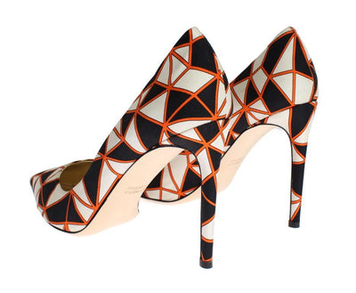Multicolor Stiletto Heels Pumps