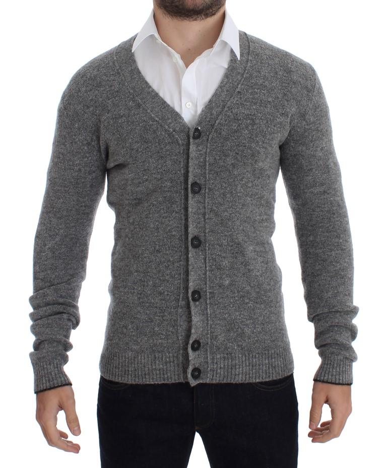 Gray Button Down Cardigan