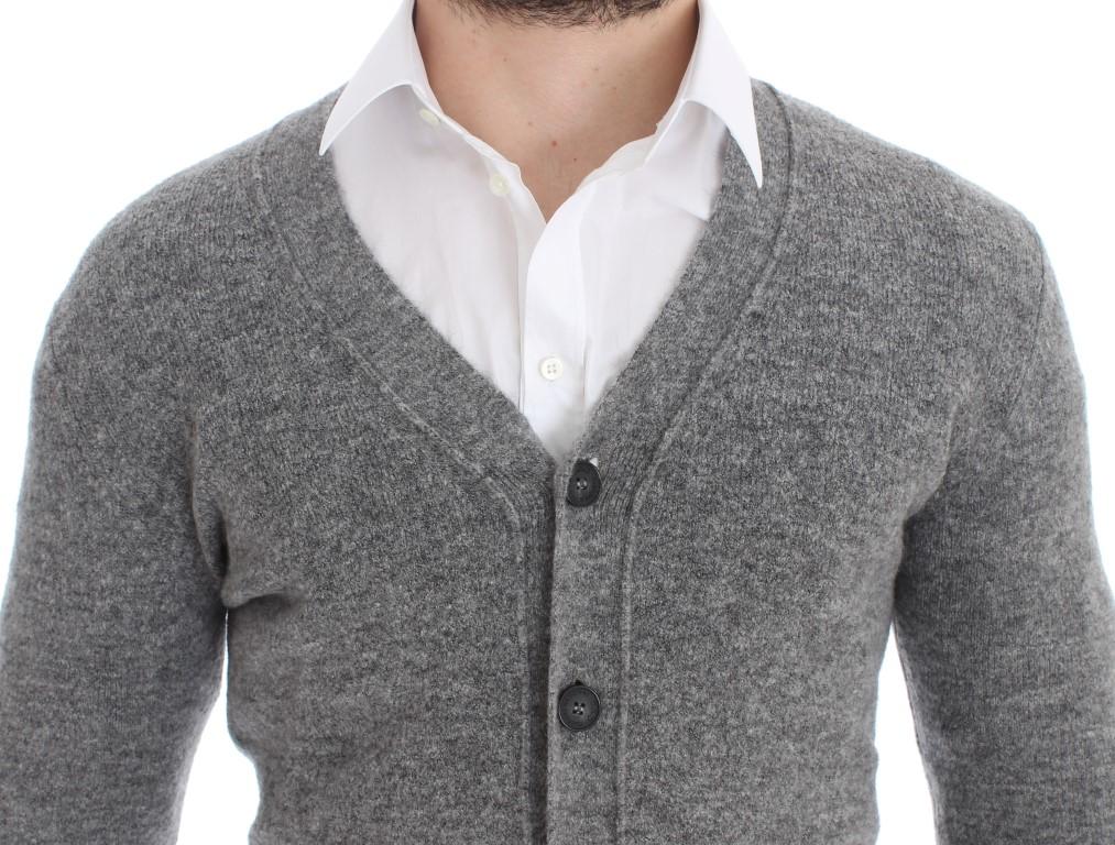 Gray Button Down Cardigan