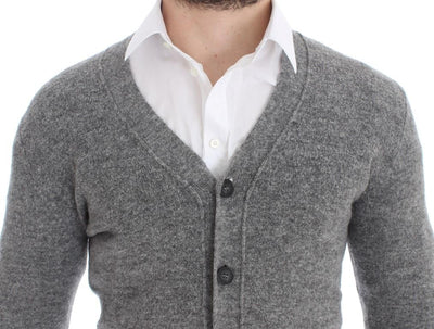 Gray Button Down Cardigan