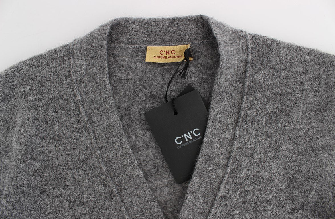 Gray Button Down Cardigan