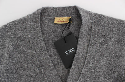 Gray Button Down Cardigan
