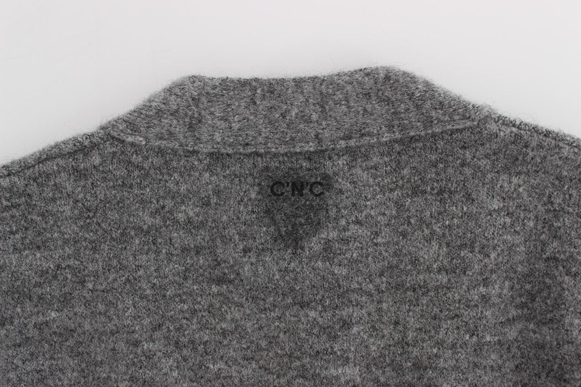 Gray Button Down Cardigan