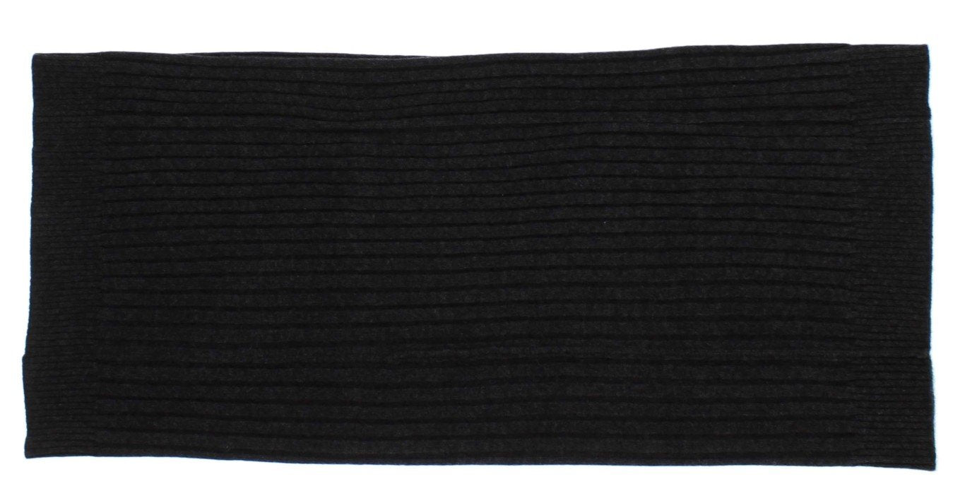 Gray Cashmere Neck Wrap Cowl Scarf