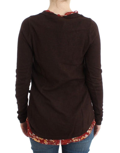 Brown crewneck sweater