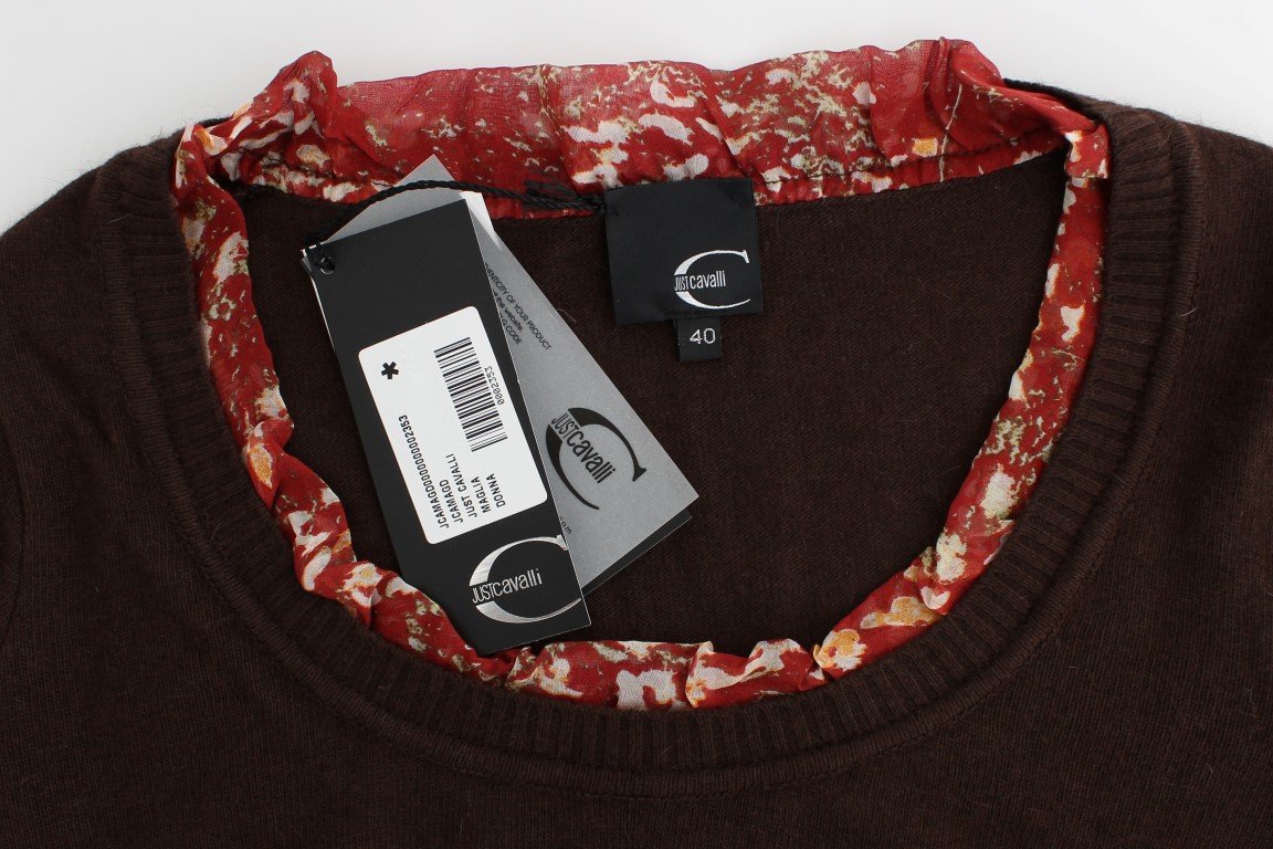 Brown crewneck sweater