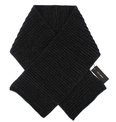 Gray Cashmere Wool Scarf