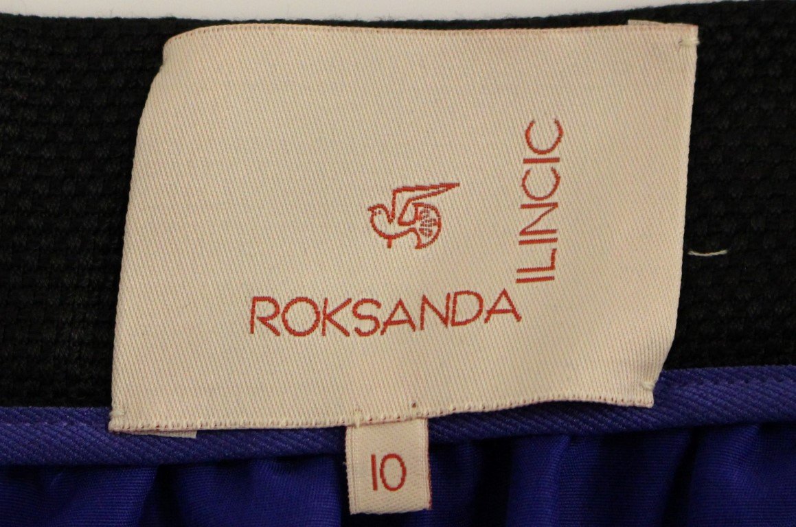 Blue Cotton Bubble Mini Skirt