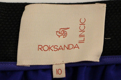 Blue Cotton Bubble Mini Skirt