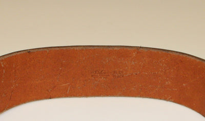 Brown Leather Buckle Belt