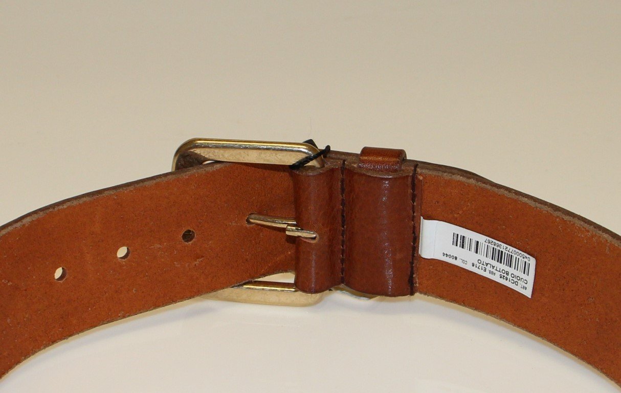 Brown Leather Buckle Belt