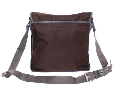 Brown messenger shoulder bag