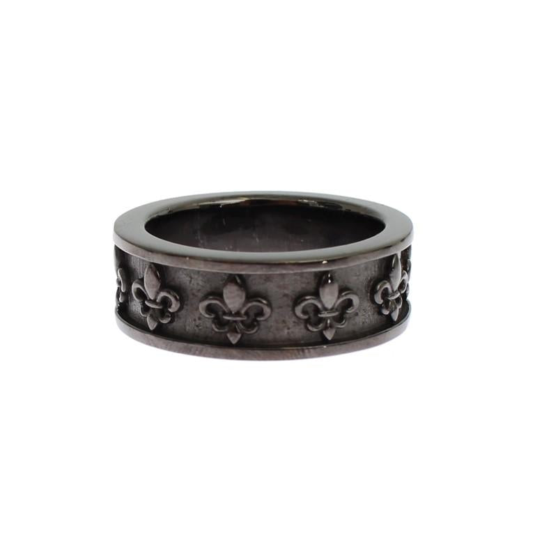 Black 925 Sterling Silver Ring