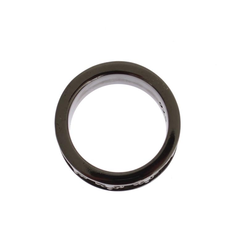 Black 925 Sterling Silver Ring