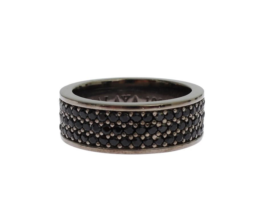 Black 925 Sterling Silver Ring