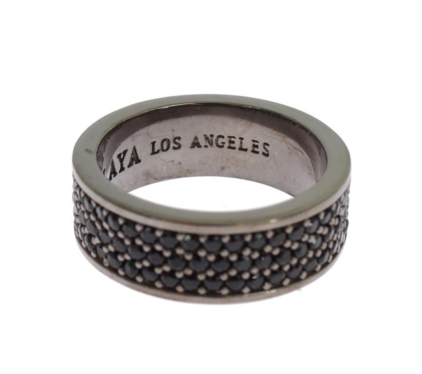 Black 925 Sterling Silver Ring