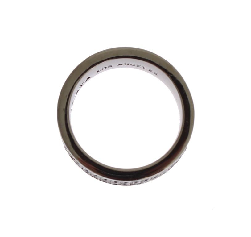 Black 925 Sterling Silver Ring