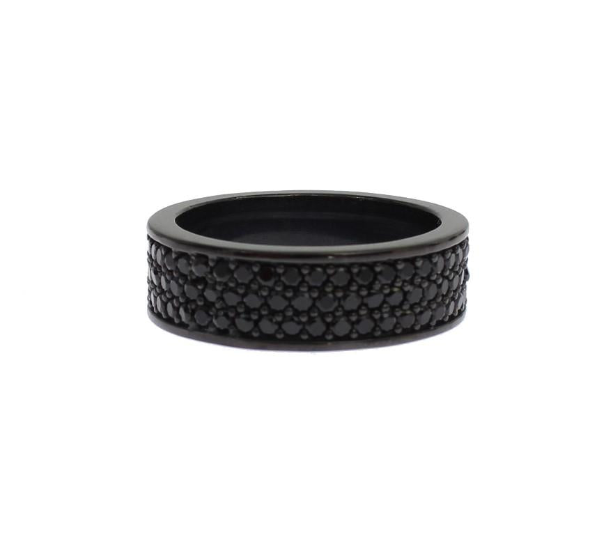 Black 925 Sterling Silver Ring