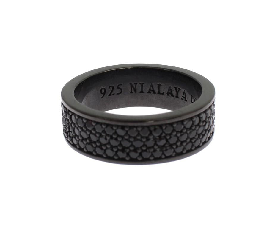 Black 925 Sterling Silver Ring