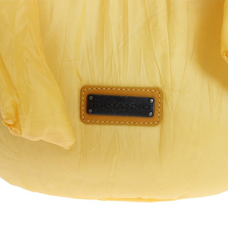 Yellow nylon shoulder bag