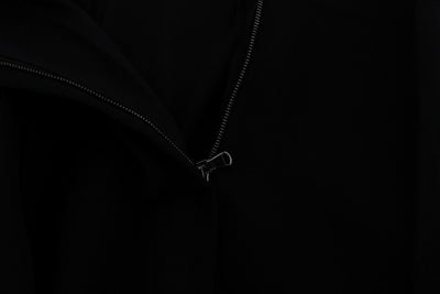 Black Stretch Shift Short Dress