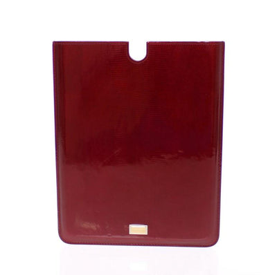 Red Leather iPAD Tablet eBook Cover