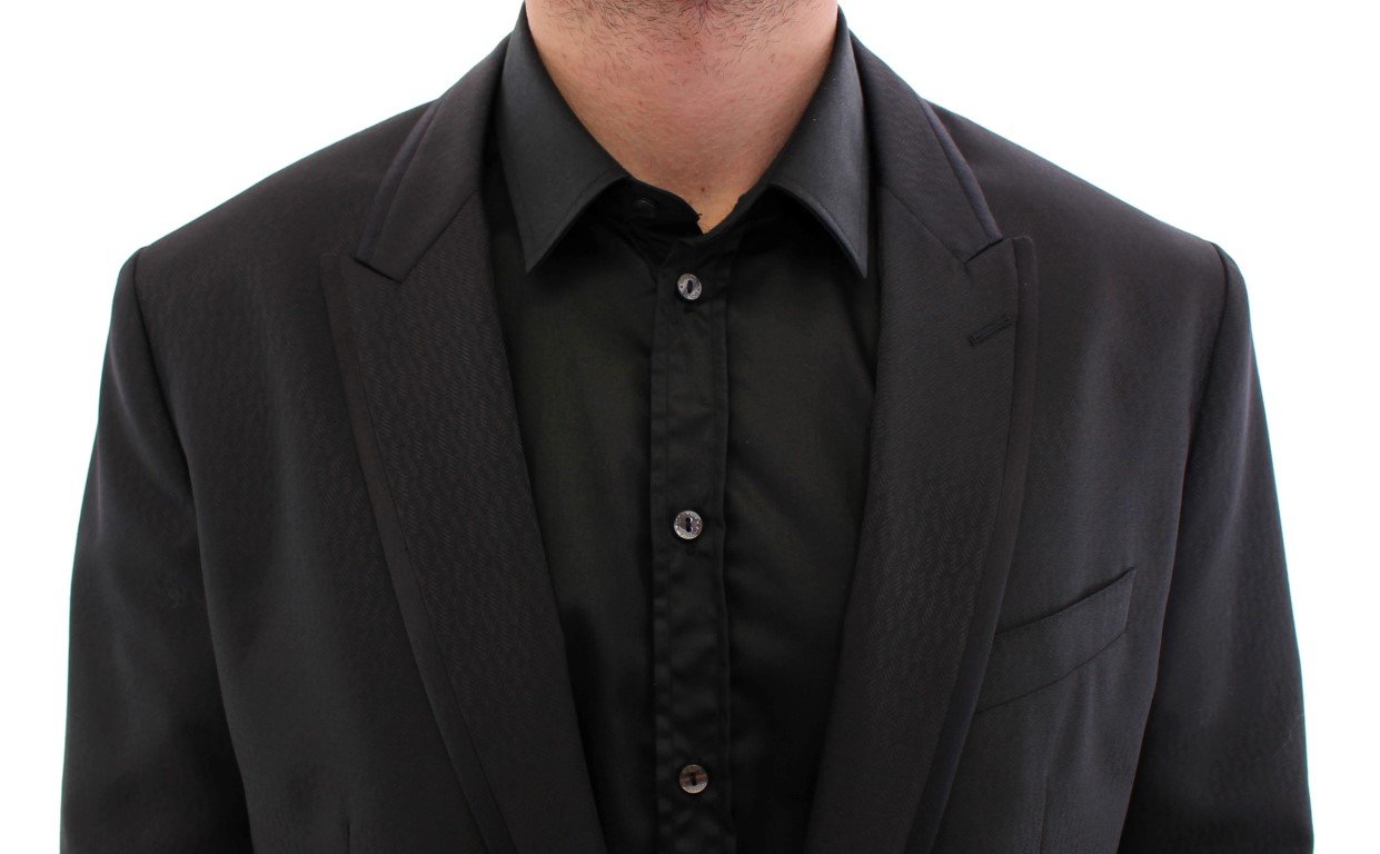 Black MARTINI one button blazer