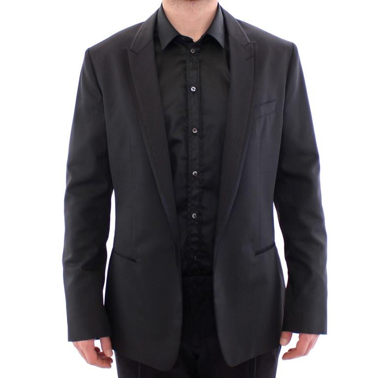 Black MARTINI one button blazer