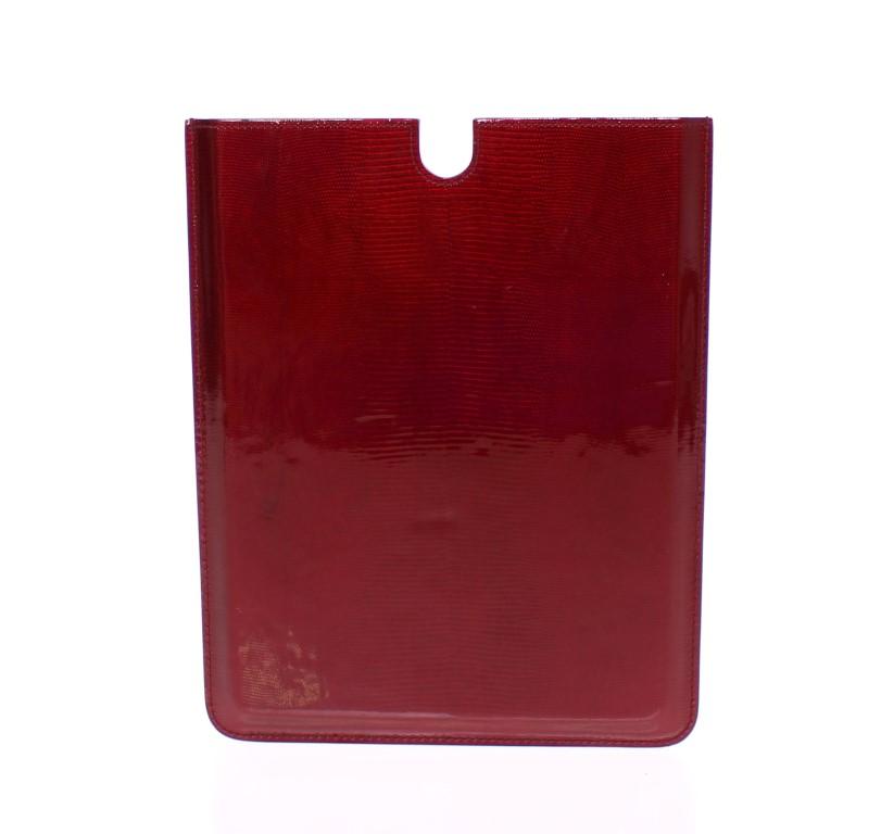 Red Leather iPAD Tablet eBook Cover
