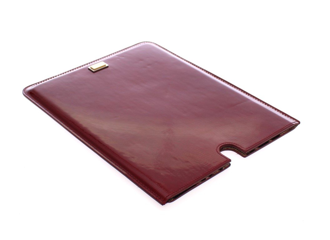 Red Leather iPAD Tablet eBook Cover