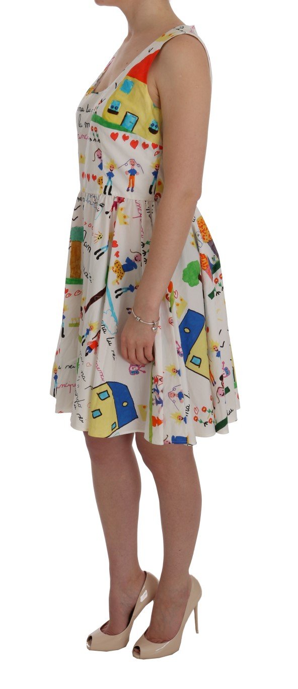 White MAMMA Sicily Cotton Dress