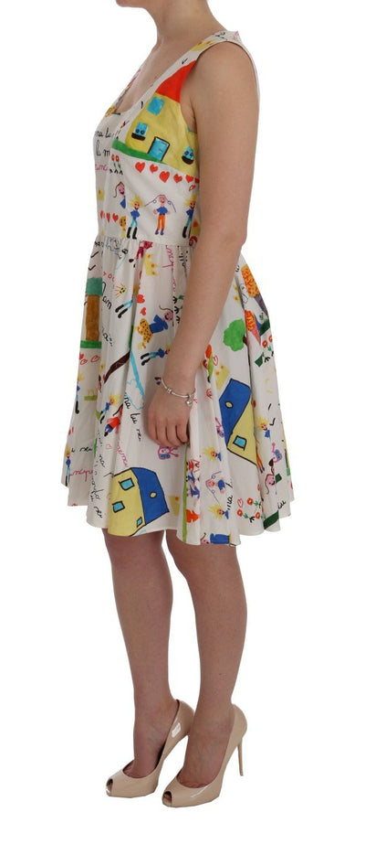 White MAMMA Sicily Cotton Dress