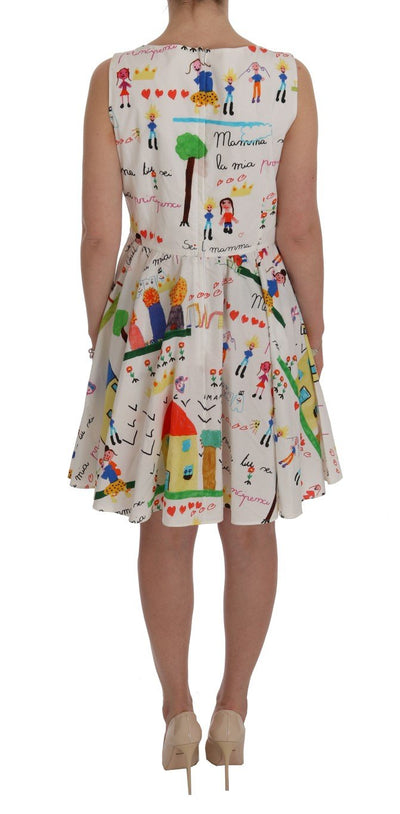 White MAMMA Sicily Cotton Dress