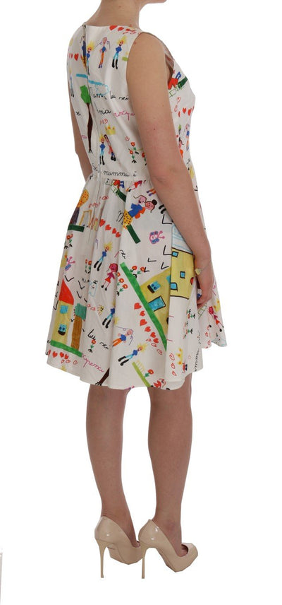 White MAMMA Sicily Cotton Dress