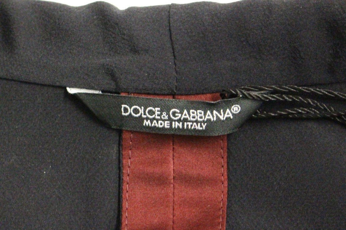 Red burgundy slim fit smoking blazer