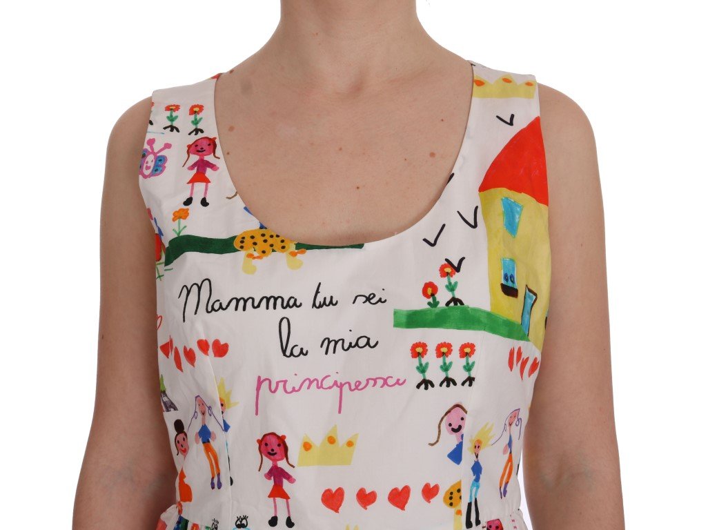 White MAMMA Sicily Cotton Dress