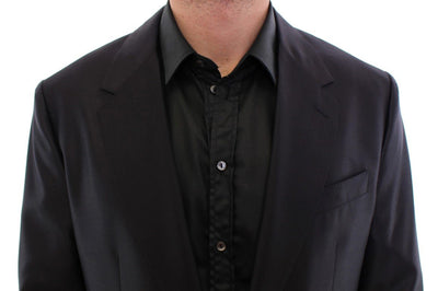 Black SICILIA wool blazer