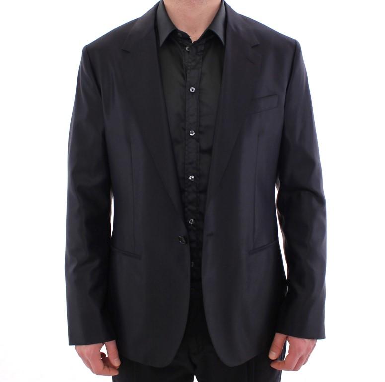 Black SICILIA wool blazer