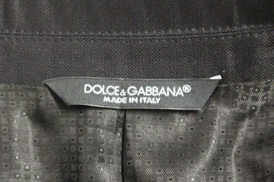 Black SICILIA wool blazer
