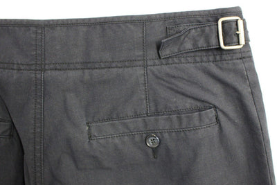 Blue Regular Fit Cotton Casual Pants