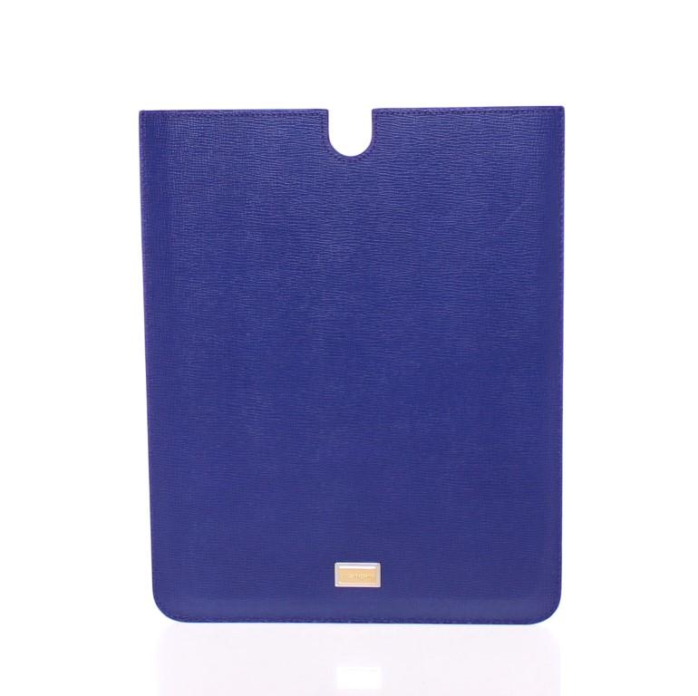 Blue Leather iPAD Tablet eBook Cover