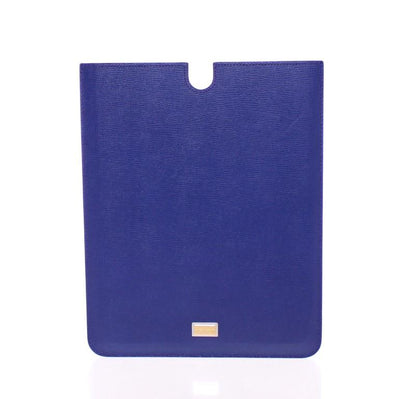 Blue Leather iPAD Tablet eBook Cover